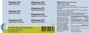 Vitamin D3 (vegan), 1000 IU 100 softgels